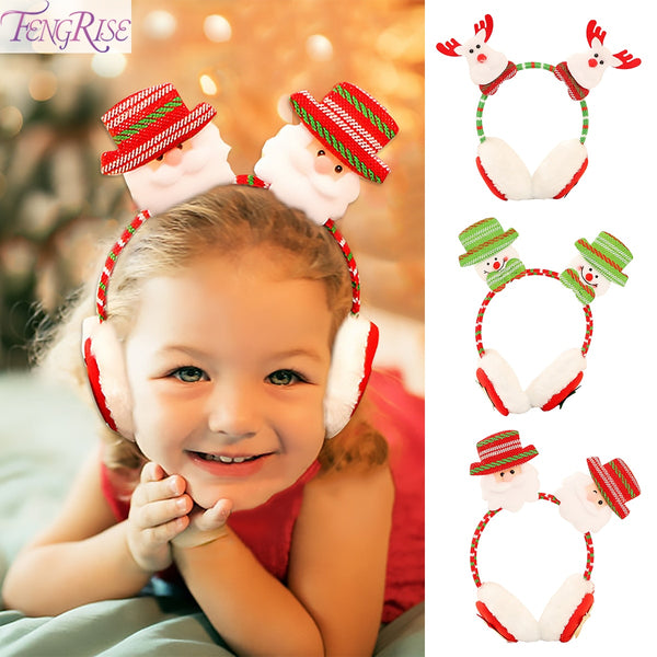 Santa Claus Snowman Christmas Headband Kids Christmas Gift Decoration For Home 2019 Navidad Natal Happy New Year 2020